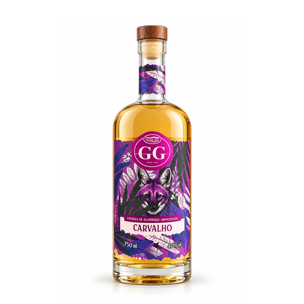 Cachaça GG - Série Nativos - Carvalho 750 ml - 40% vol.